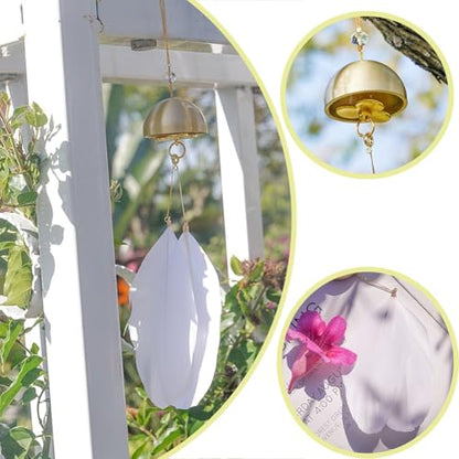 Small Mini Wind Chimes - Hanging Wind Bell for Window Decoration - Hanging Ornaments for Patio Porch Balcony Home Decor