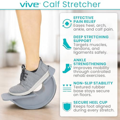 Vive Foot Rocker - Calf Stretcher for Achilles Tendinitis, Heel, Feet, Shin
