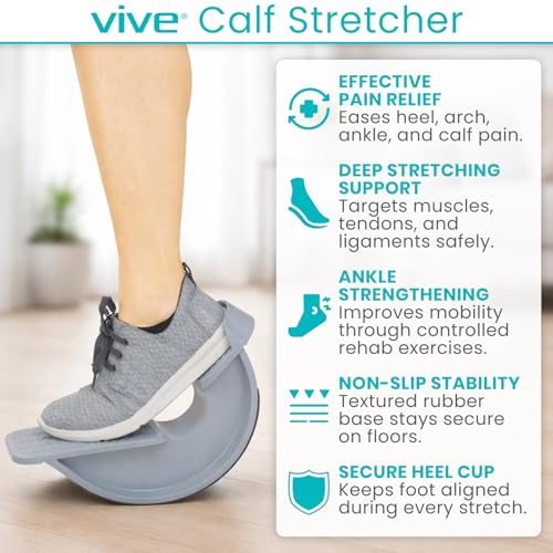 Vive Foot Rocker - Calf Stretcher for Achilles Tendinitis, Heel, Feet, Shin