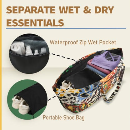 Yoga Mat Bag Yoga Tote Bag with Large Waterproof Zipper Pocket and Drawstring Pocket Yoga Mat Bag Carrier Fit Most Size Mats and All You Stuff - color: orange green yellow