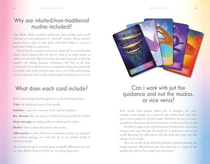 Yoga Mudra Oracle Book & Card Deck: Includes 44 cards and a 128-page book (Sirius Oracle Kits)