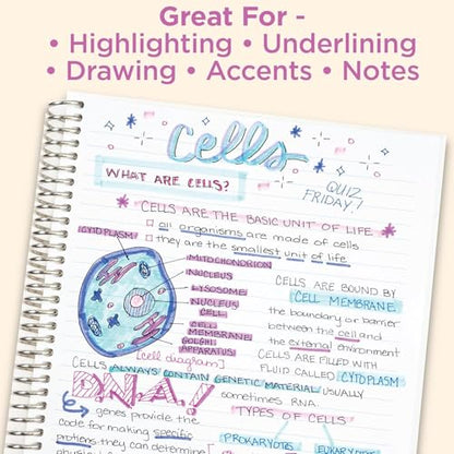 Zebra Pen MILDLINER Highlighter & SARASA Clip Gel Set, Assorted, 14-Pack | Includes 7 MILDLINER Highlighters and 7 SARASA Clip Gel Pens, Ideal for Journaling, Planners, and Note-Taking (10014) - style: Notetaking and Creative Planning Set