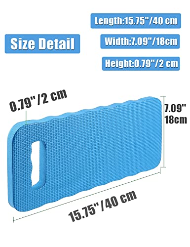 YWSHF 2 PCS Garden Kneeling Pad,Knee Mat Waterproof Foam Knee Pads for Gardening,Cleaning,Baby Bath,Yoga,Praying and Exercise 15.745'' x 7.09'' x 0.79'' - color: Blue