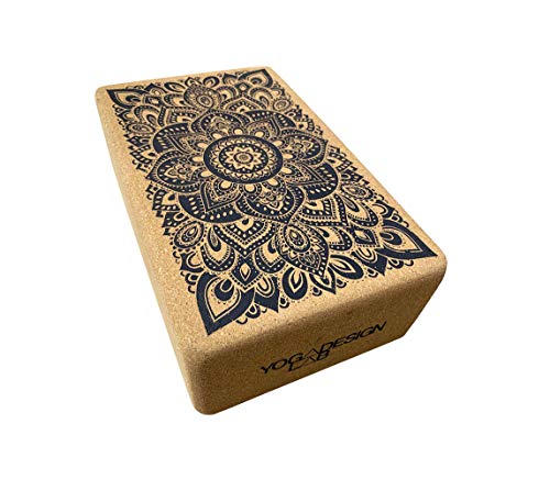 YOGA DESIGN LAB | The Cork Block | Eco Friendly Luxury | Superior Grip and Strength | Natural