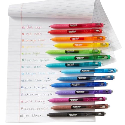 Paper Mate InkJoy Gel Pens | Medium Point (0.7mm) | Black Ink | 12 Count