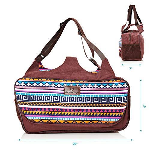 #DoYourYoga Full-Zip Extra Large Yoga Mat Tote Bag with Multi-Functional Storage Pockets for Sports Gym Pilates »Vimalaa« - color: Maya