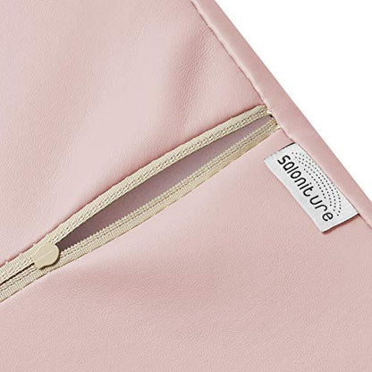 Saloniture Jumbo Half Round Massage Table Bolster Under-Knee Pillow Pad - 26 x 9 x 4.5 Inch - Pink - color: Pink