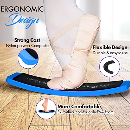 Zenmarkt Turning Board for Dancers, Cheerleaders, Gymnasts, Ice Skaters - color: Bright Blue