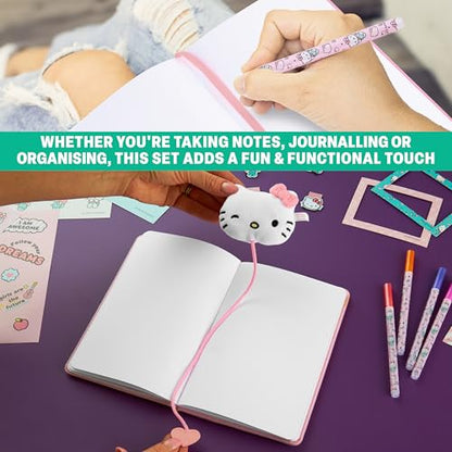 Get Trend Hello Kitty Sanrio Scrapbook Kit for Kids with Notebook, Stickers, Pens, Bookmarks, Frames, Patches, Kawaii Art Supplies, Gifts for Kids (Multi Hello Kitty) - color: Multi Hello Kitty