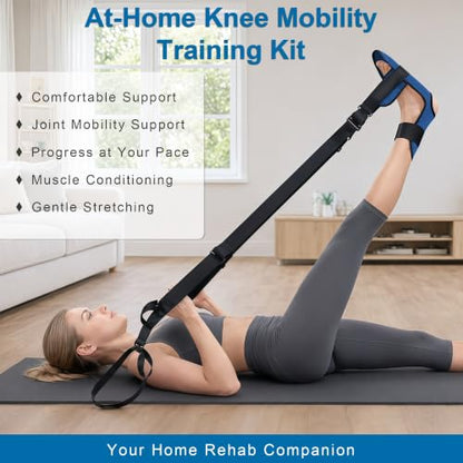 SPRING SEAON Knee Replacement Recovery Aids, Leg Stretcher Strap Kit - color: Blue