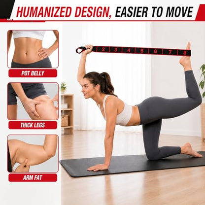 8-Loop Resistance Band for Yoga, Pilates & Full-Body Training