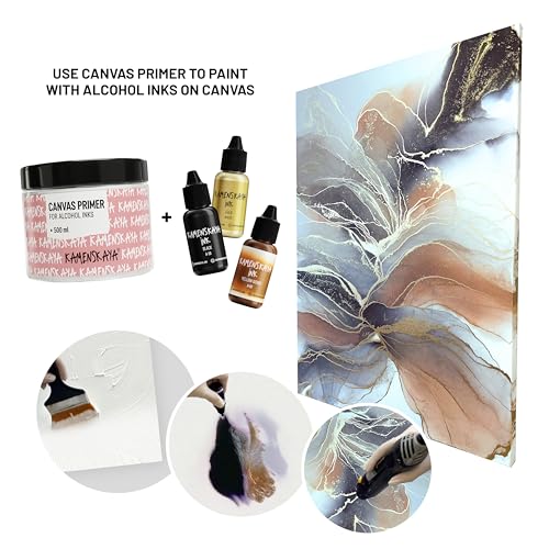Kamenskaya Alcohol Ink Set with Alcohol Ink Blending Solution