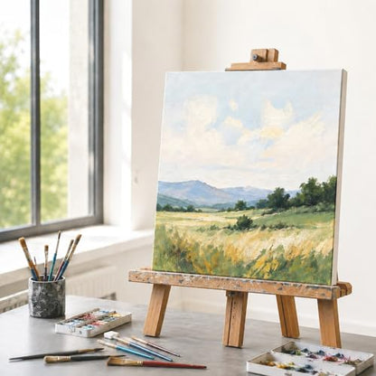 Inburit 4 PCS Multi Size Stretched Blank Canvas for Acrylic & Oil Painting | 4 Pack Blank Primed Cotton Canvases for Acrylic Paint, Large Canvas Boards, 4x6, 6x8, 8x10, 9x12 Inches - size: 4PCS+(4sizex1)
