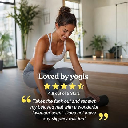 ASUTRA Yoga Mat Cleaner Spray (Uplifting Eucalyptus), 4 fl oz