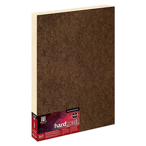 Ampersand Art Supply Hardboard Wood Painting Panel: Museum Series Hardbord, 18" x 24", 1-/12 Inch Cradled Profile - color: 1-1/2 Inch Cradled Profile, size: 18" x 24"