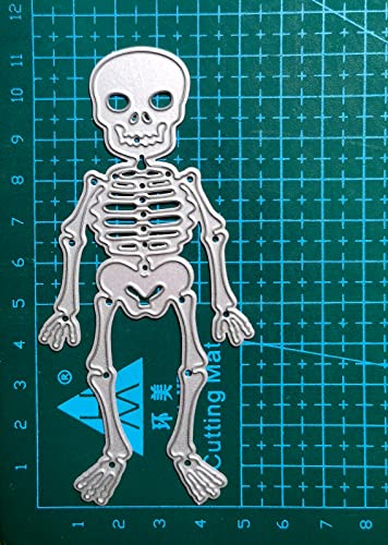 Cutting Dies Handmade DIY Paper Cards Album Decoration Stencils Template Embossing for Card Scrapbooking Craft (Skeleton) - style: Skeleton