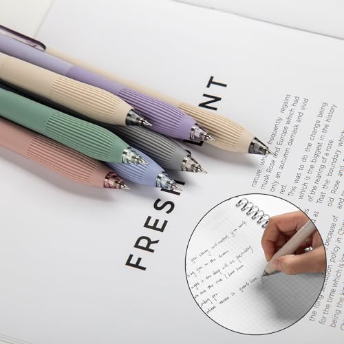 Linbsunne Gel Pens, 0.5mm Black Ink Pens Quick Dry, 12-count | Fine Point Smooth Writing Pens with Comfort Grip Retractable Pen for Nurses Teacher, Journaling, Office School Supplies - color: 12-count