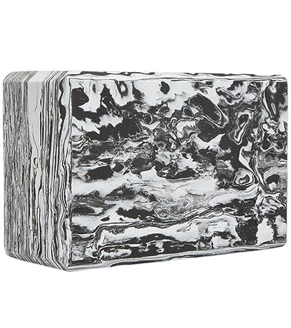 Everyday Yoga Premium Foam Block, 3in/4in/5in Thick, Multi Colors, 1 Block - color: Marble, size: 4 Inch Thick