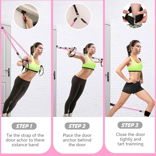 Bbtops Pilates Bar Kit with Resistance Bands,Pilates Bar with Stackable Bands Workout Equipment for Legs,Hip,Waist and Arm,Exercise Fitness Equipment for Women & Men Home Gym Yoga Pilates - color: Violet