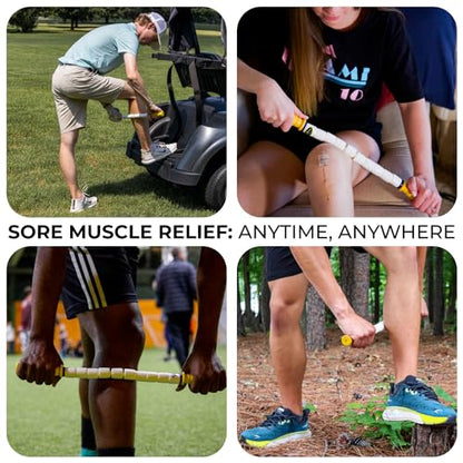 The Original Massage Stick - Self Myofasical Release Muscle Roller Stick - 20" Marathon Stick - color: Marathon Stick