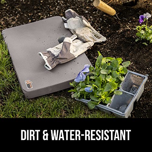 GORILLA GRIP® Extra Thick Foam Kneeling Pad for Gardening, 17.5x11 Gray - color: Gray