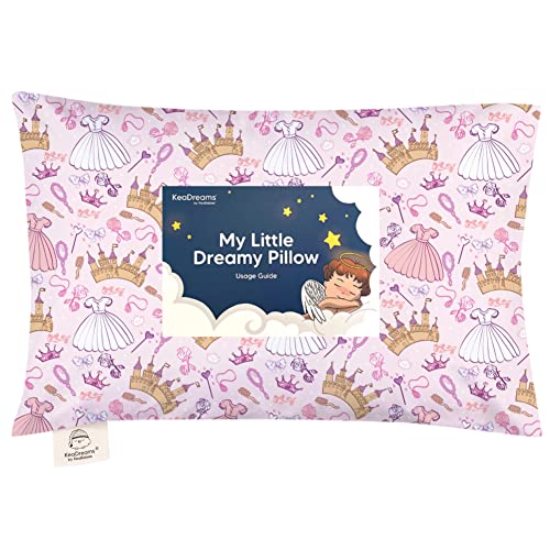 Toddler Pillow with Pillowcase 13x18 My Little Dreamy Pillow(Dear Princess) - color: Dear Princess