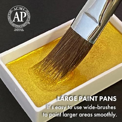 Kuretake GANSAI TAMBI Watercolor Paint Set 24 Glittery Colors II - Metallic, Professional-quality art supplies for artists adult painting aketching, Non-Toxic, Made in Japan - style: 24 Colors (Metallic2)