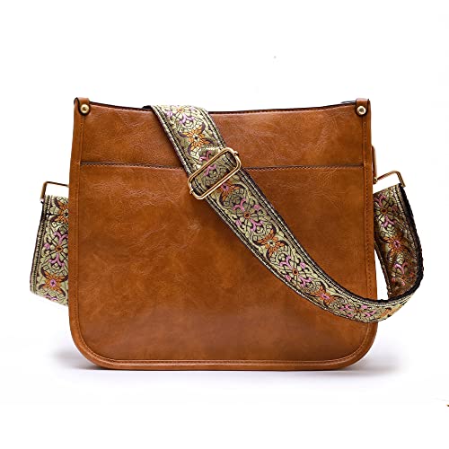 S-Jacorry Purse Strap Replacement Crossbody Wide Shoulder Strap Adjustable Canvas Straps Handbag Strap Replacement Belts - color: Gold Buckel-911