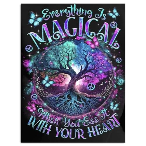 Tree of Life Diamond Painting Kits for Adults 12x16 Inch | Tree of Life Diamond Art Kits for Adults, Gem Art Kits for Adult for Gift Home Wall Decor - color: Tree of Life