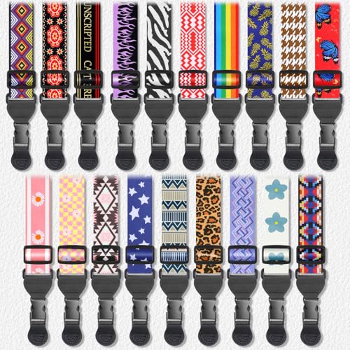 FIEIL Checkerboard Daisy Shoulder Strap, Adjustable Camera Strap with 2 Sets of Quick-Release Buckles, Comfortable Neck Strap for iPad, Tablet, Camera, Laptop, Binocular, Luggage Bag - color: Checkerboard Daisy