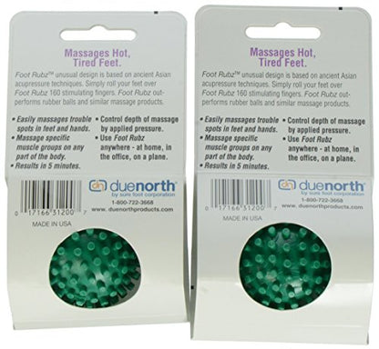 Due North Foot Rubz Foot Hand and Back Massage Ball, 2 Count