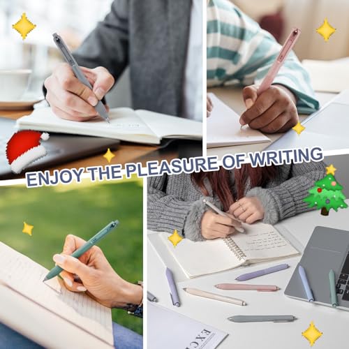Linbsunne Gel Pens, 0.5mm Black Ink Pens Quick Dry, 18-count | Fine Point Smooth Writing Pens with Comfort Grip Retractable Pen for Nurses Teacher, Journaling, Office School Supplies - color: 18-count