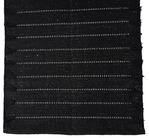 Indian Handmade 100% Organic Cotton Yoga Mat, Hand Woven Rug, Yoga Mat For Everyday Fitness at Home Comfortable Foldable Long Mat - color: Beige