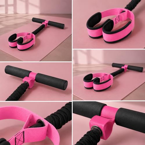 Pedal Resistance Band with Handle Exercise Fitness Bands for Home Workout