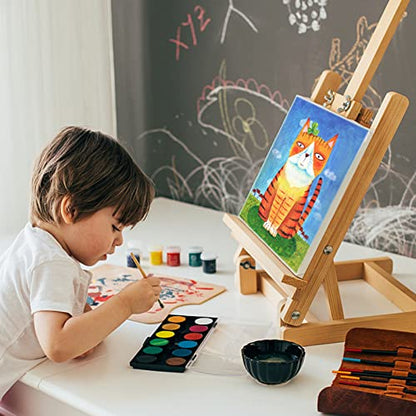 6Packs Mini Stretched Canvases for Painting with 3x5”, 4x4”, 4x6”, 5x5”, 5x7”, 6x6”, Painting Canvas for Oil & Acrylic Paint. - size: 6 Packs - 6 Sizes (1 of Each)