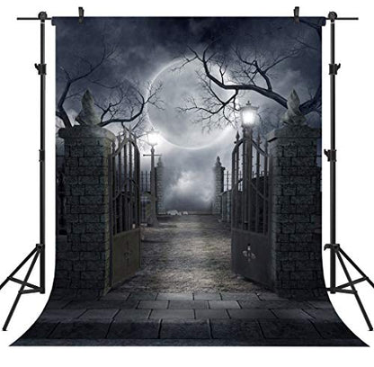 10X12FT Halloween Theme Pictorial Cloth Seamless Customized Photography Backdrop Background Studio Prop TP17F - size: 10'x12'