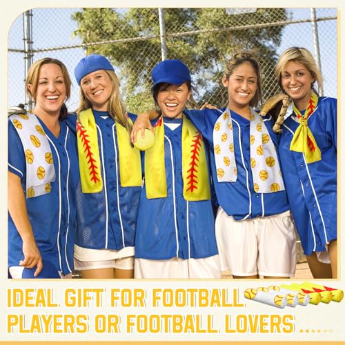FuWeave 12 Pcs Yellow Basketball Cooling Towels Gifts 40 X 12 Inch - color: Yellow, size: 40 x 12 inches