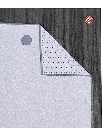 Manduka Yogitoes Hot Yoga Mat Towel - 71" | Moisture Activated Grip | Patented Silicone Nubs | Highly Absorbent, Durable & Easy Care | Made from Recycled Materials | 71 x 24 Inches | Lavender - color: Lavender, size: 71" x 24"