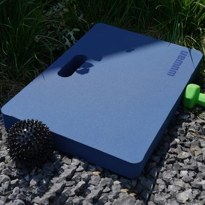 Yoga kneeling mat, 1.5inch Thick,Knee Push-ups, Plank Support & Yoga Elbows/Knees Mat Provides Cushion for Kneeling & Elbows - color: Dark blue
