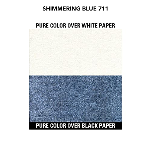 Daler-Rowney FW Acrylic Ink Bottle Shimmering Blue - Versatile Acrylic Drawing Ink for Artists and Students - Permanent Calligraphy Ink - Archival Ink for Illustrating and More - color: Blue