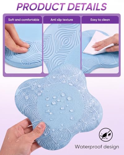 2-4 Pack Yoga Knee Pads, TPE Cushion for Pilates Exercise - color: blue