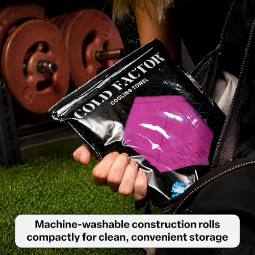 COLD FACTOR Instant PVA Cooling Towels, Cooling Neck Wraps, Gray, 1 Pack - color: Gray