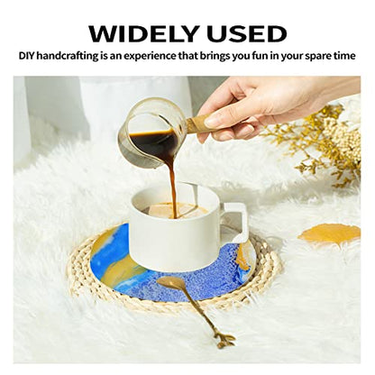 5PCS Resin Coaster Molds - Round Silicone Casting Molds for Epoxy Resin Coaster Casting and DIY Home Decoration，Candle Holders, Home Decoration，Coffee Table for DIY Art Home Decoration ﻿