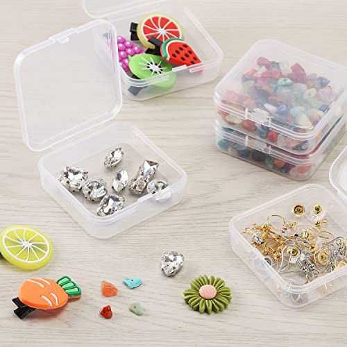 Mr. Pen- Bead Organizer Box, 12 pcs, Clear (Pack of 3) - color: Clear White, size: 12 Pcs(2.15"x2.15"x0.7") (Pack of 3)
