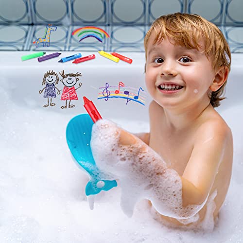 Epakh 24 Pieces Washable Crayons for Toddlers and Kids Easy Clean Colorful Crayons Shower Markers Toys Paint Art Supplies