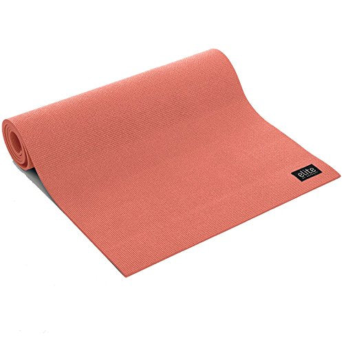 Aeromat Elite Yoga/Pilates Mat 6mm (1/4") Thick, phthalates-Free PVC - color: Coral