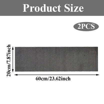 Pilates Reformer Mat, Workout Mat, Black Yoga Mat, Workout Mats for Home Gym, 2-Pack Non-Slip & Hand Grip Floor Fitness Pads - size: 23.62*7.87*0.1