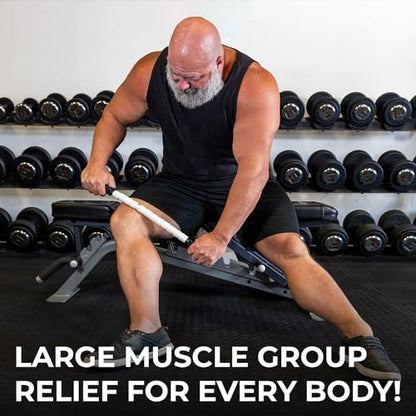 The Original Massage Stick - Self Myofasical Release Muscle Roller Stick - 24" Stiff Stick - color: Stiff Body Stick (Black)