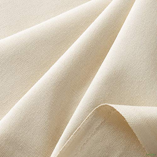 AK TRADING CO. Premium 10oz Natural Cotton Duck Canvas Fabric | Heavyweight | 63'' Wide | Arts & Crafts, Upholstery, Home Projects - 50 Yards - color: Natural, size: 50 YARDS