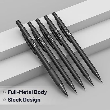 Mr. Pen- Metal Mechanical Pencil Set with Lead and Eraser Refills & Kneaded Erasers 16 Pack